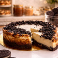 Tarta de queso chocolate blanco y oreo