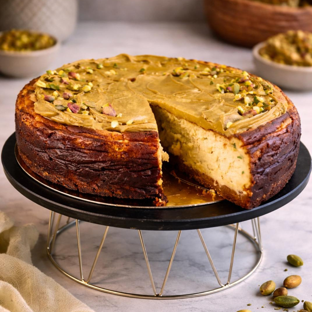 Tarta de Queso con Pistacho